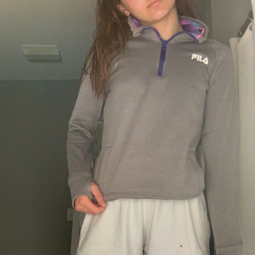 FILA pull over quarter zip
